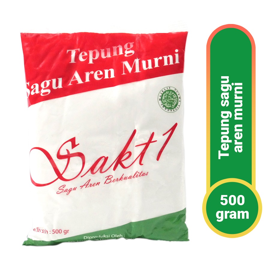 Jual Tepung Sagu Aren Murni SAKTI/SAKT1 (500 gr) | Shopee Indonesia