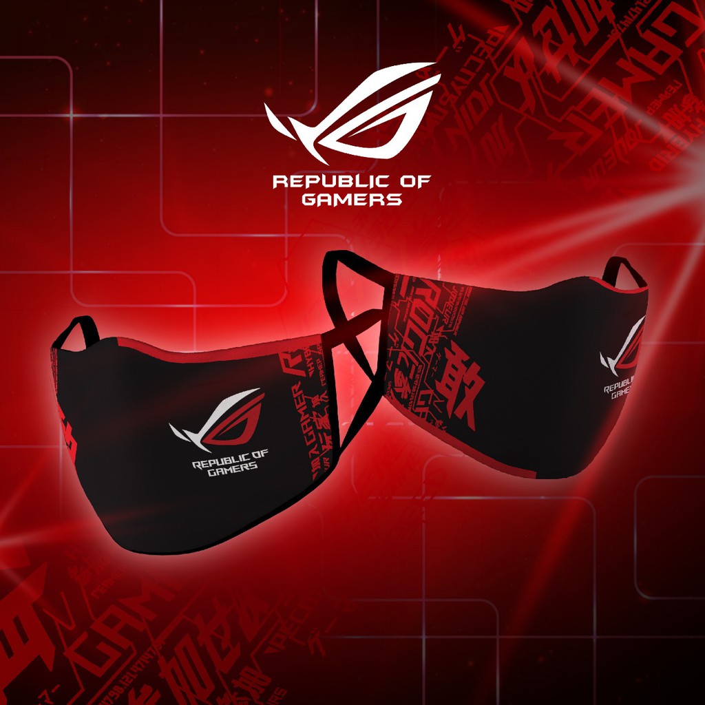 Jual Gaming Masker - Asus ROG Edition | Shopee Indonesia