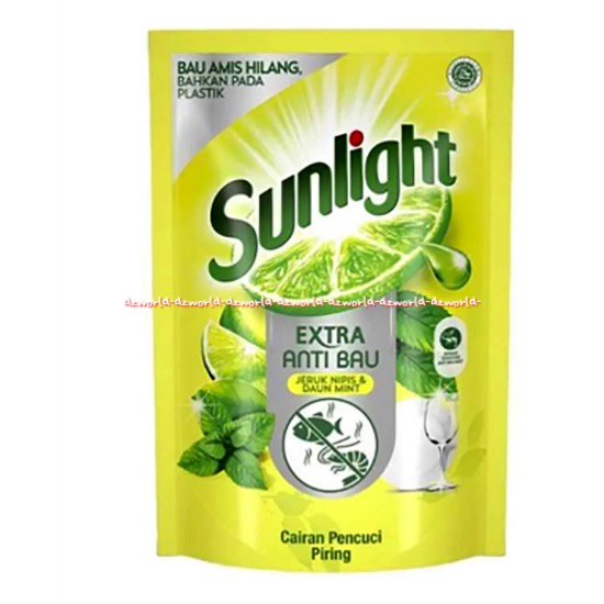 Jual Sunlight Extra Anti Bau Jeruk Nipis 755ml Dan Daun Mint Sabun Cuci ...