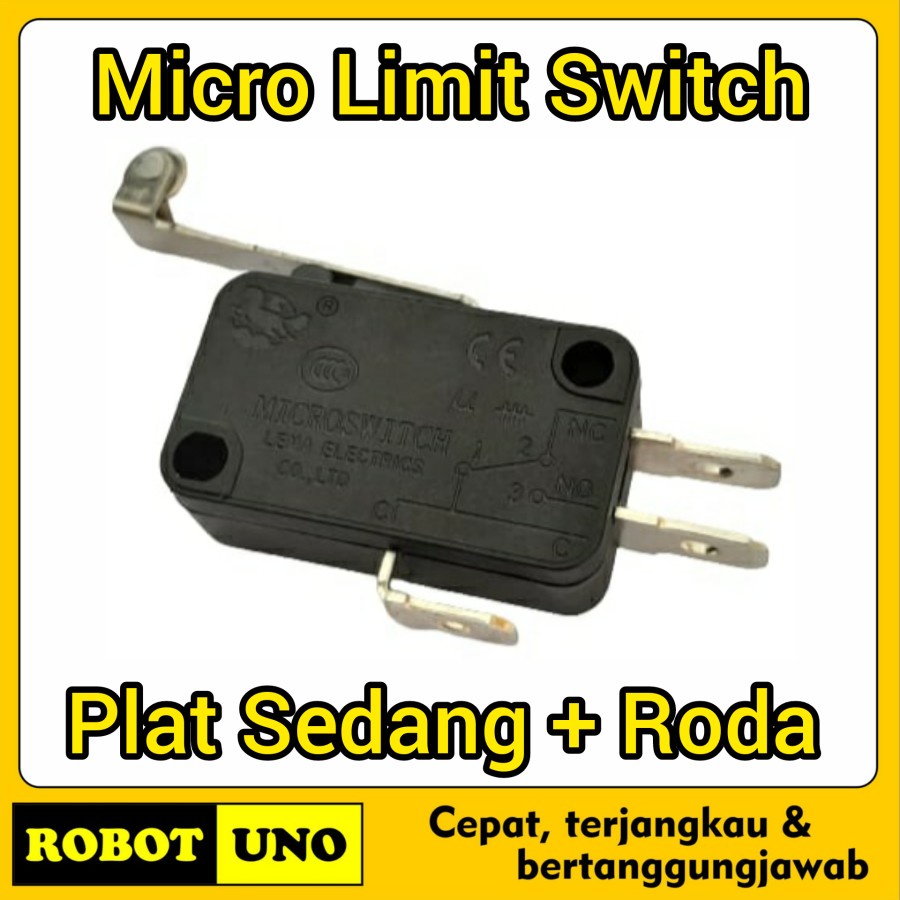 Jual Micro Limit Switch Plat Sedang + Roda | Shopee Indonesia