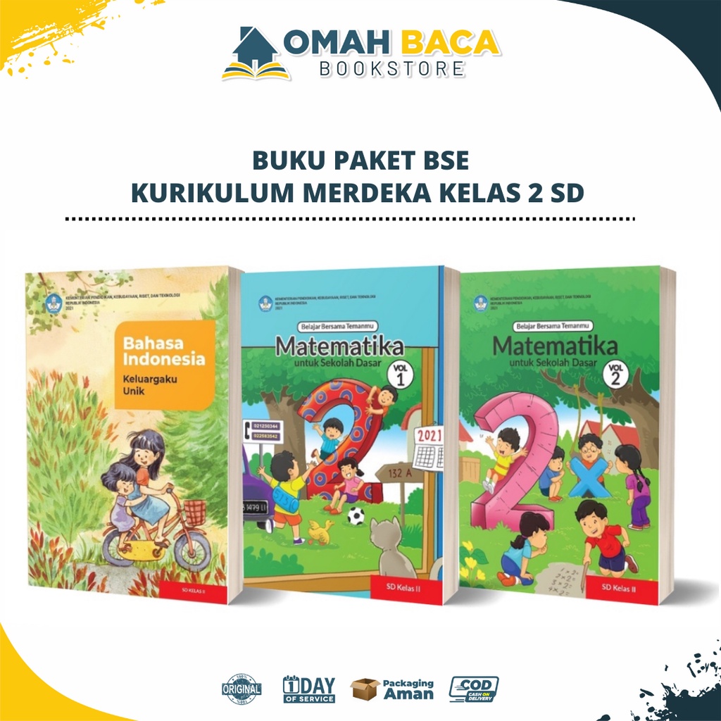 Jual Buku Paket BSE SD Kelas 2 Kurikulum Merdeka | Shopee Indonesia