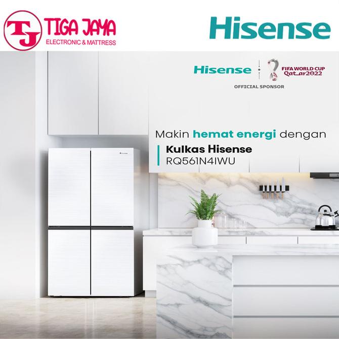 Jual Hisense Rq N Iwu Kulkas Pintu Side By Side L Kulkas