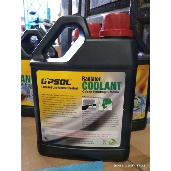 Jual AIR RADIATOR MOTOR DAN MOBIL COOLANT 1 LITER | Shopee Indonesia