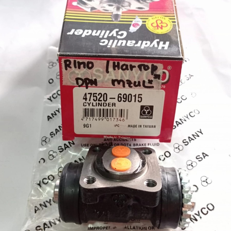 Jual Wheel Cylinder Depan Kanan Hino Dutro 110 Engkel Dyna Rino Saurus