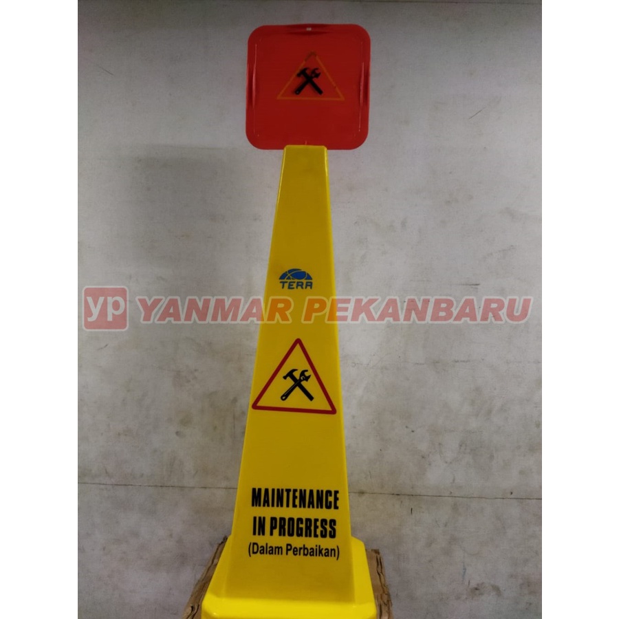 Jual CONE RAMBU KESELAMATAN / SIGNAGE CONE LARGE W/TOP CARD | Shopee ...