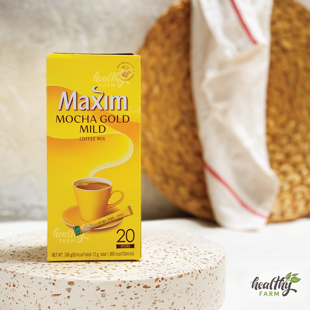 Jual Maxim Coffee Korea Gold Mocha / Kopi Moka Korea isi 20 | Shopee ...