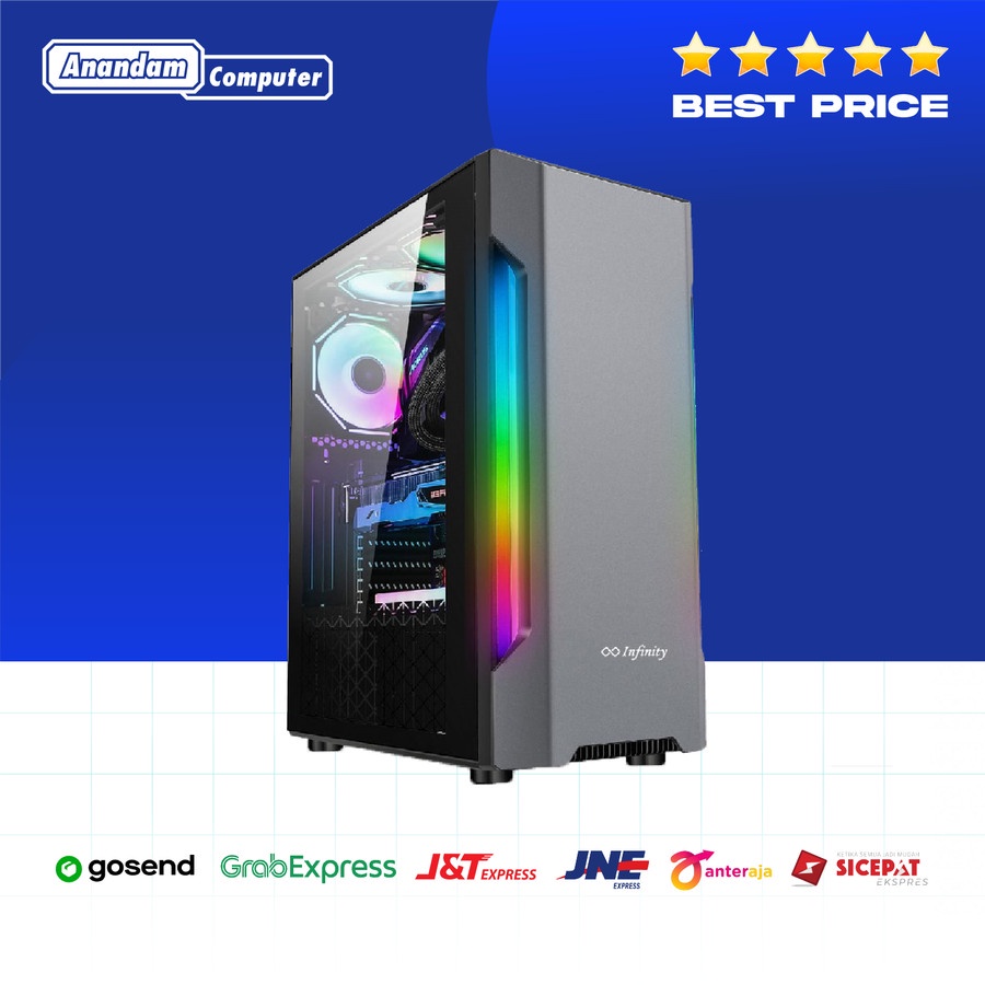 Jual INFINITY FLASH V2 Tempered Glass Casing Gaming Case | Shopee Indonesia
