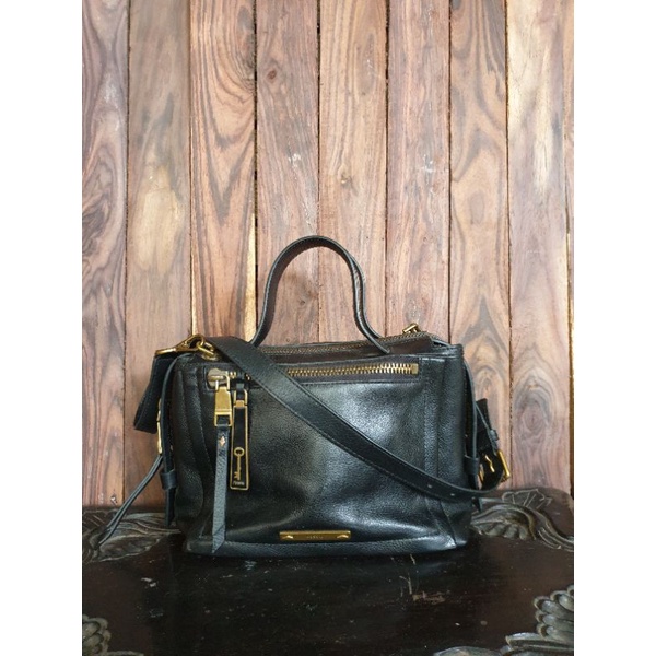 Jual Preloved Fossil Bella Black Small Shopee Indonesia