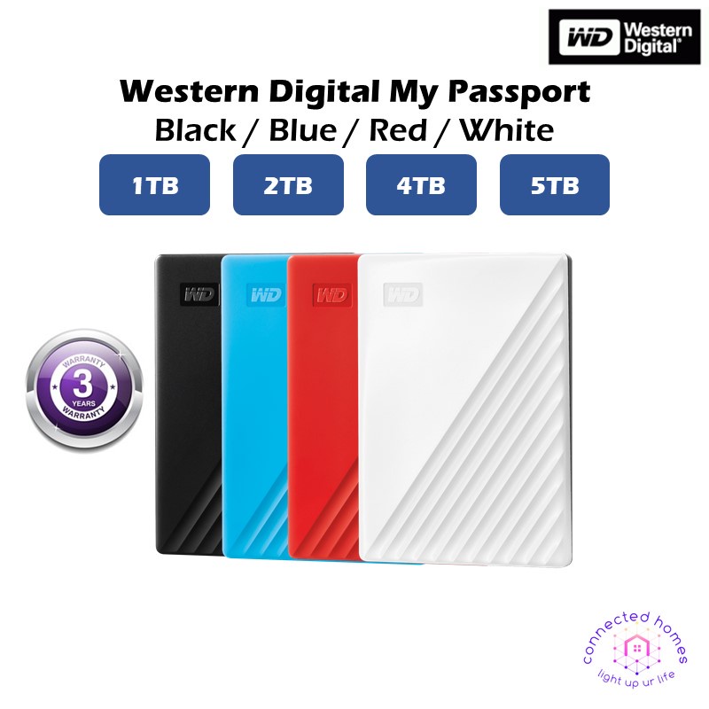 Jual Western Digital WD My Passport External Portable Hard Drive HDD