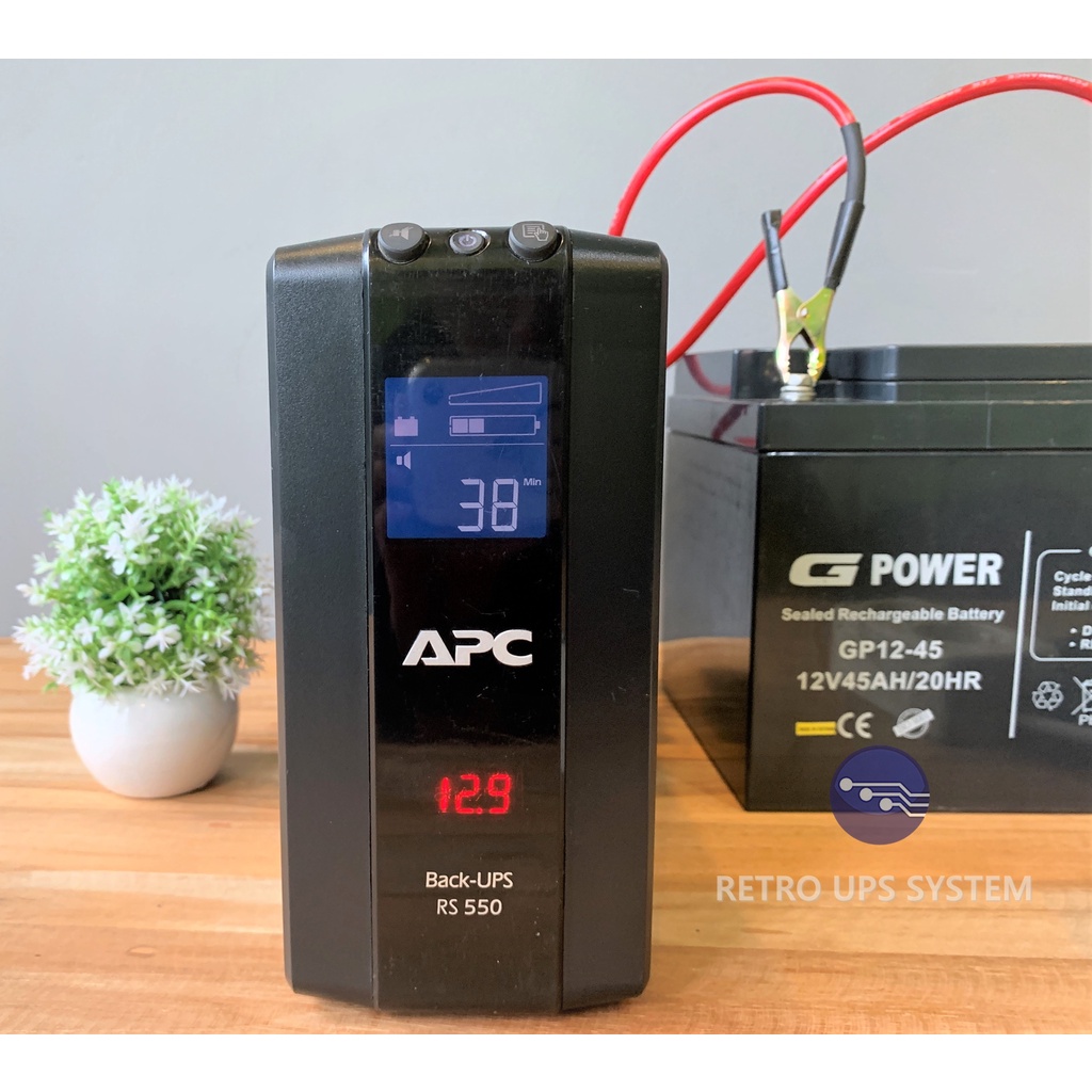Jual UPS Modif Modifikasi Aki External APC Back UPS Pro 550 BR550GI ...