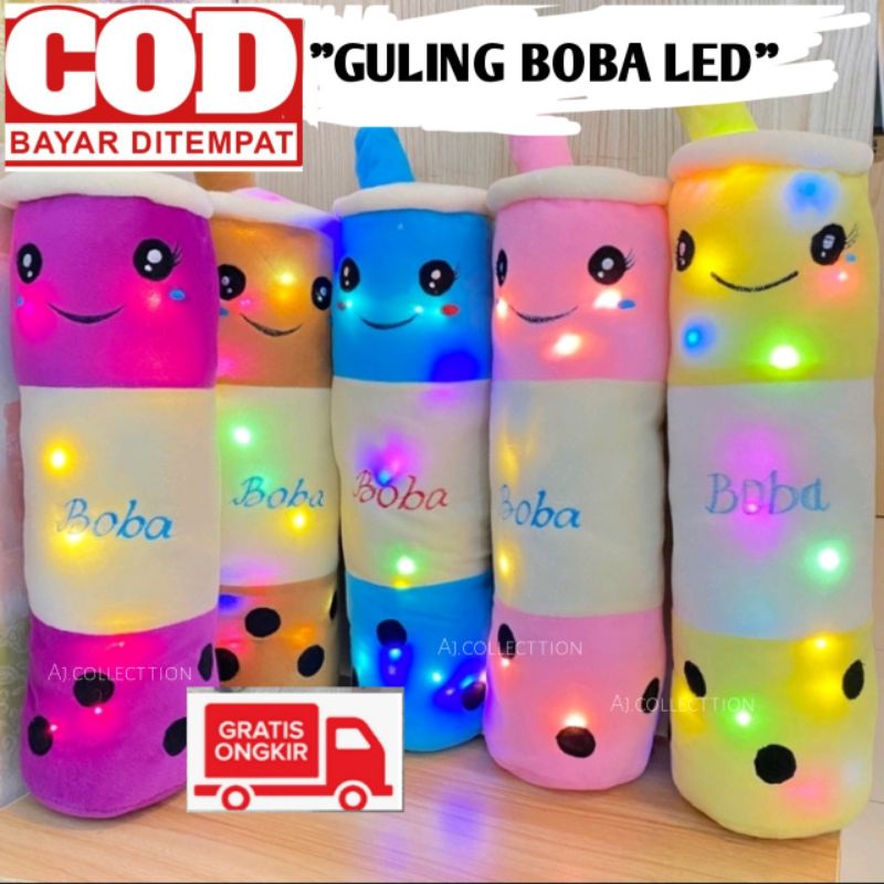 Jual GULING BOBA LED,/GULING BOBA VIRAL 70 cm | Shopee Indonesia