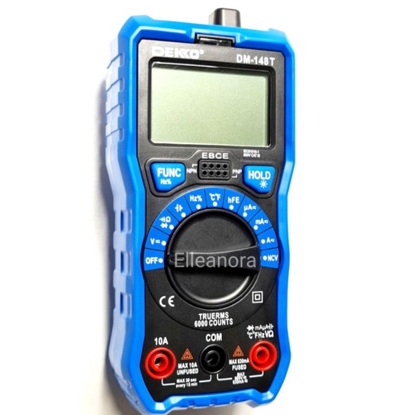 Jual Digital Multimeter Auto Range - True RMS Dekko DM-148T DM 148T ...