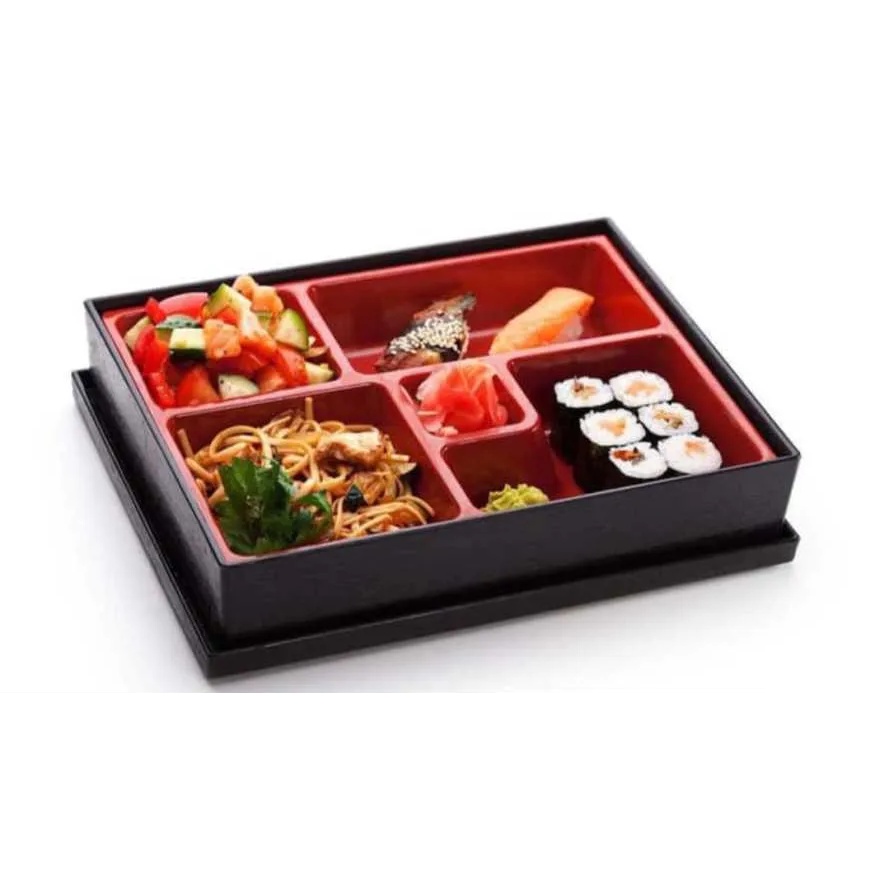 Jual ONYX Bento Box Tempat Makan Sekat Melamine Dengan Tutup Japanesse