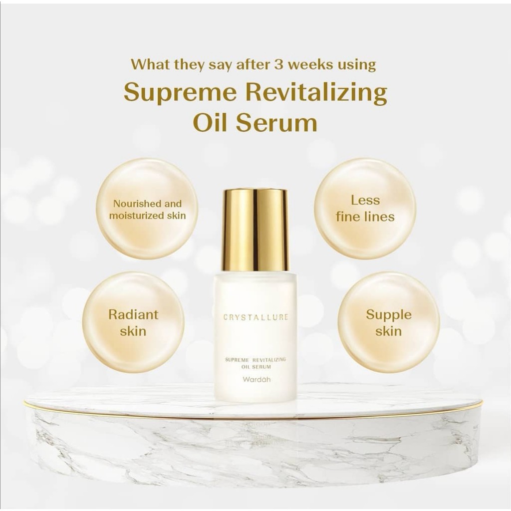 Jual Crystallure Supreme Revitalizing Oil Serum 30 ML Shopee Indonesia