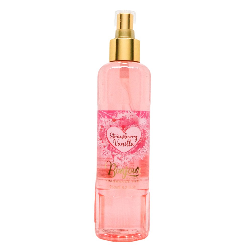 Bonjour Parfum Original Strawberry Vanilla Body Mist 250 ML