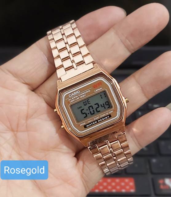 Jam tangan casio hot sale wanita rose gold