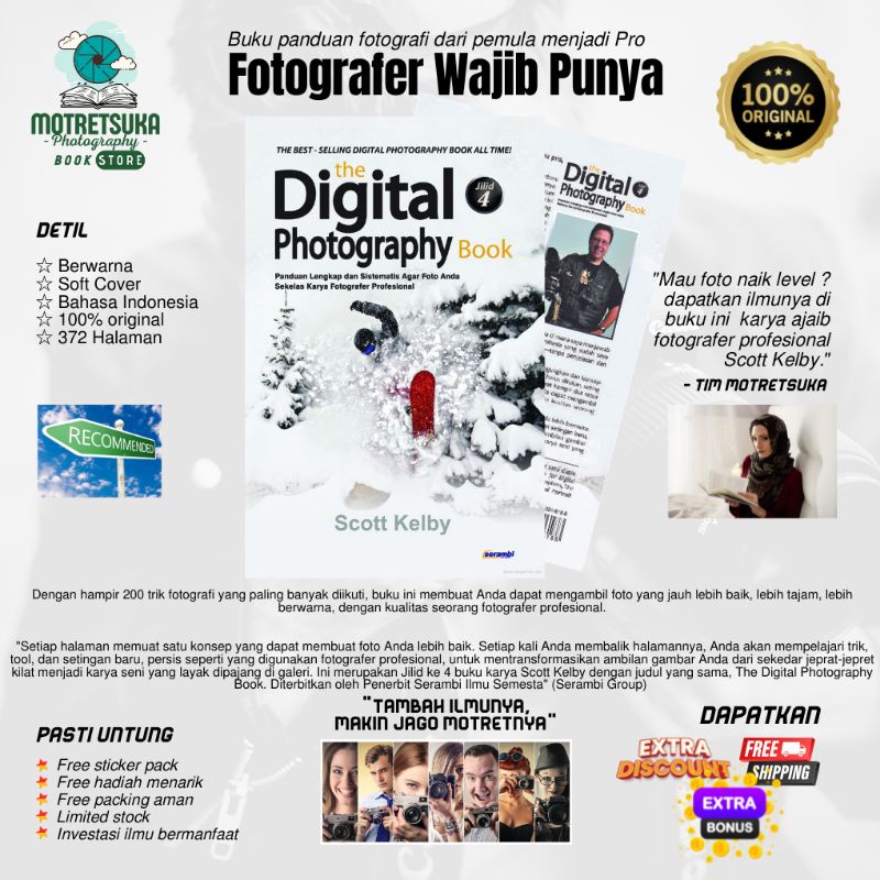 Jual Buku Fotografi The Digital Photography Book Jilid 4 Scott Kelby ...