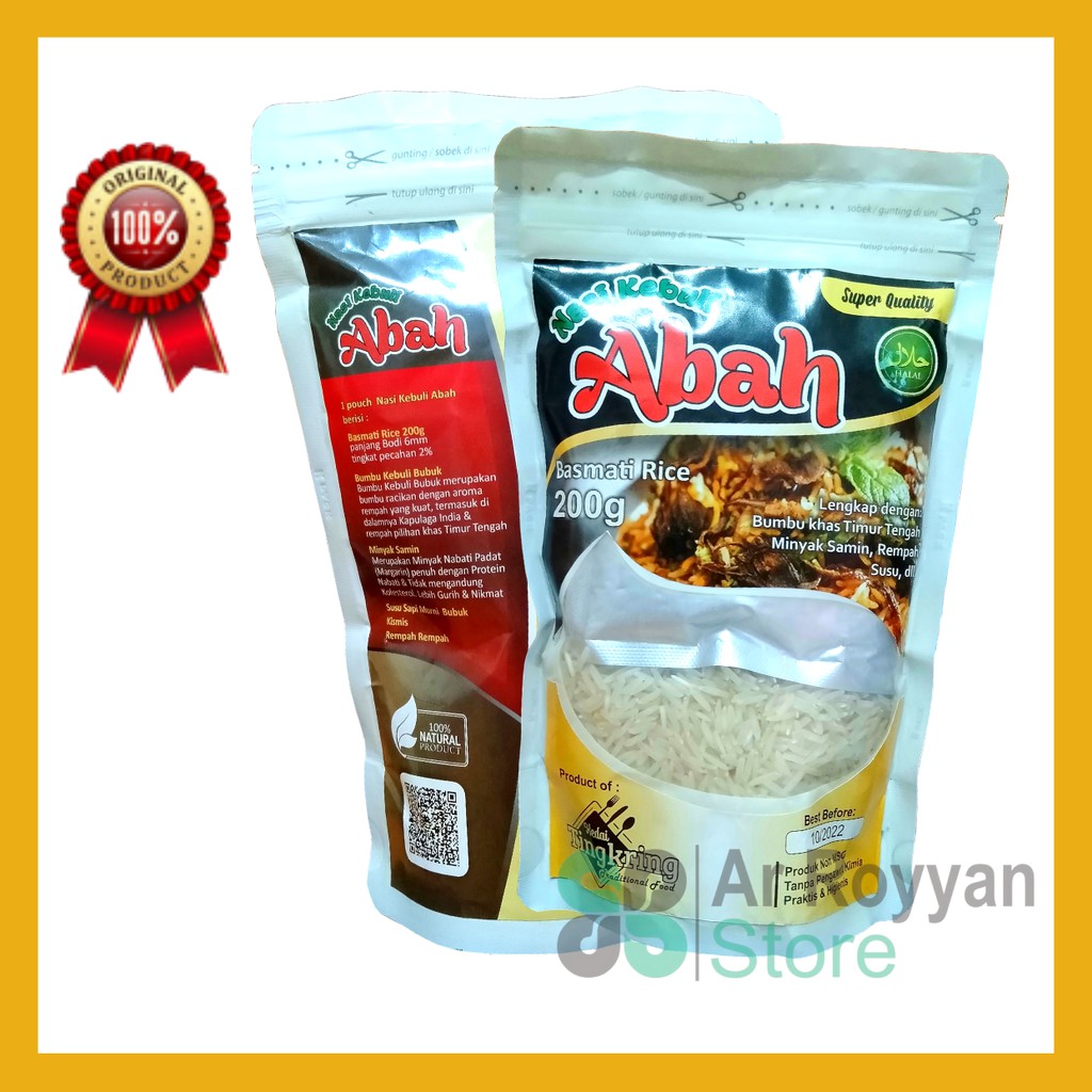 Jual NASI KEBULI / BASMATI RICE LENGKAP DENGAN BUMBU KHAS TIMUR TENGAH ...