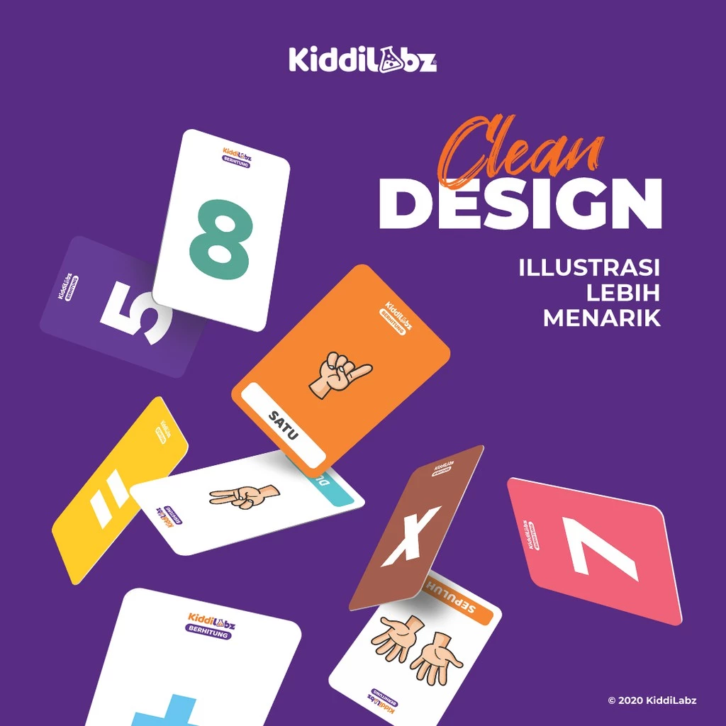 Kartu Belajar Berhitung - 3