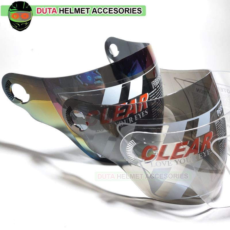 Jual Kaca Visor Helm Gm Maestro Gm Imprezza Helm Nhk Aviator Bening Smock Pelangi Shopee Indonesia