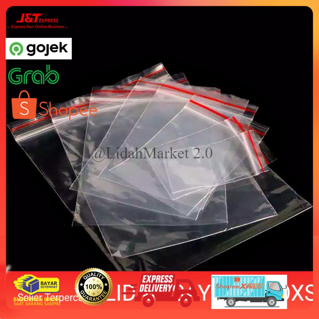 Jual Plastik Klip Ukuran Besar Cetik C Tik Ctik Zipper Lock 10x15 11x17 16x25 20x30 25x35 9829