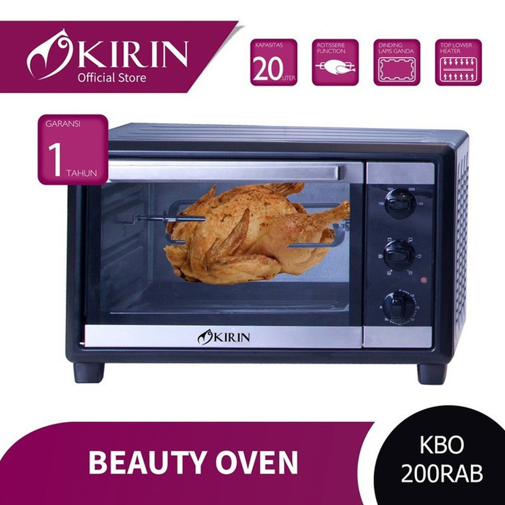 Jual Kirin Oven Listrik Low Watt Liter Kbo Rab King Houseware Shopee Indonesia