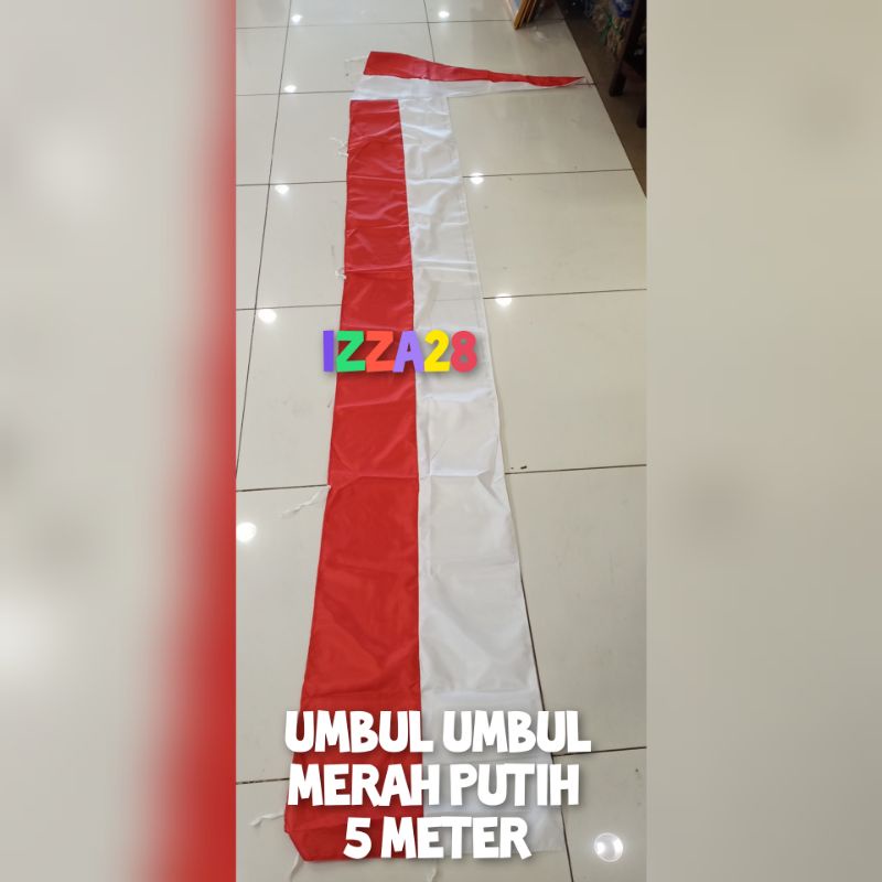 Jual Umbul Umbul Merah Putih Tinggi 5 Meter Lebar 50 Cm | Shopee Indonesia