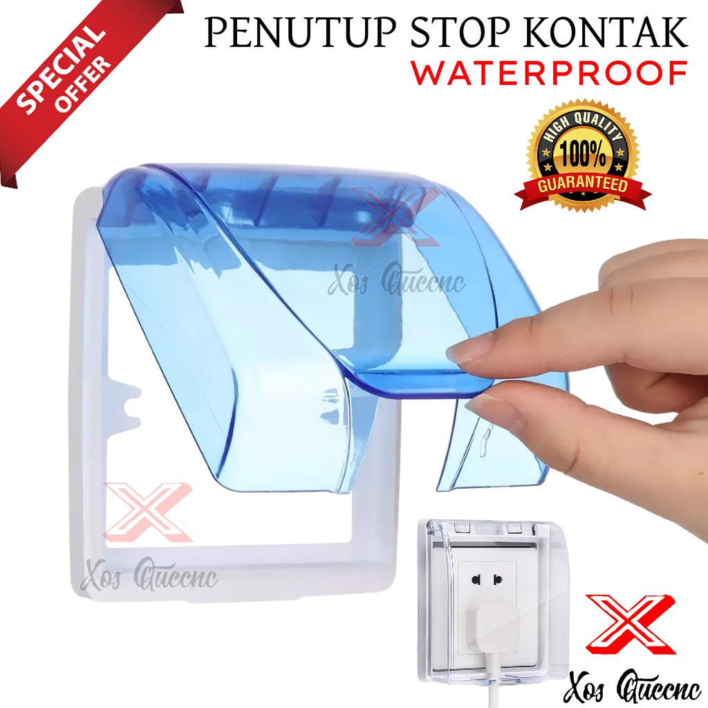 Jual [XOQ] PENUTUP COLOKAN LISTRIK WATERPROOF / COVER PENUTUPAN SAKLAR ...