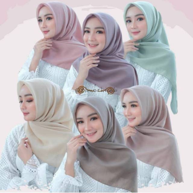 Jual Jilbab Bella Square Segi Empat Kerudung Bella Square Hijab Shopee Indonesia 2362