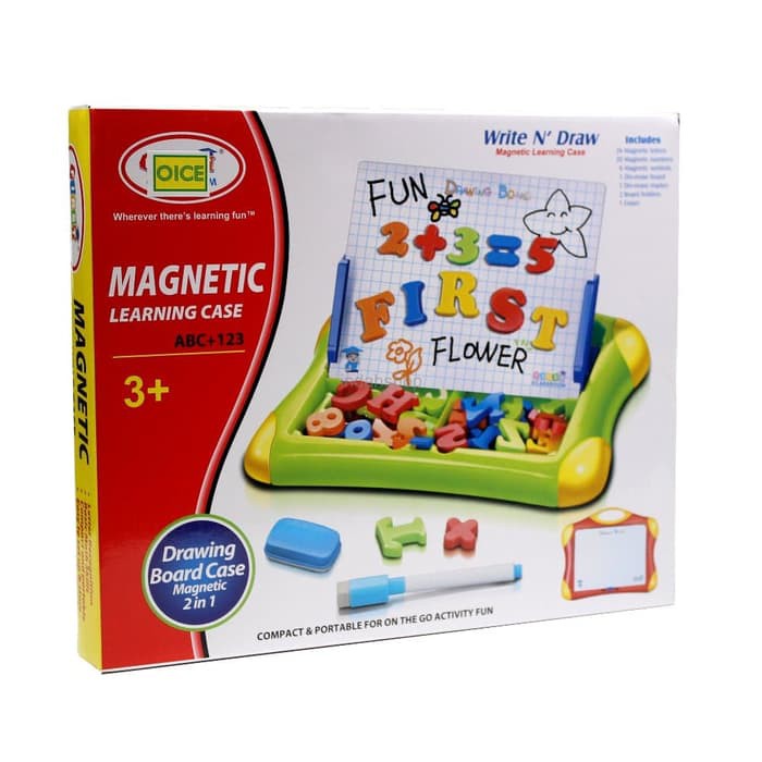 Jual Mainan edukasi edukatif anak Magnetic Learning Case belajar baca ...