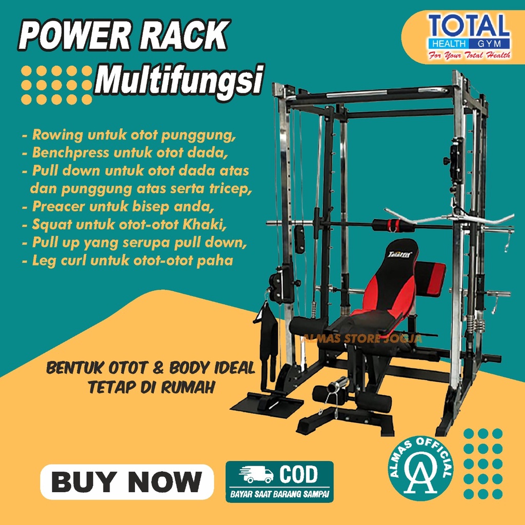 Squat discount rack murah