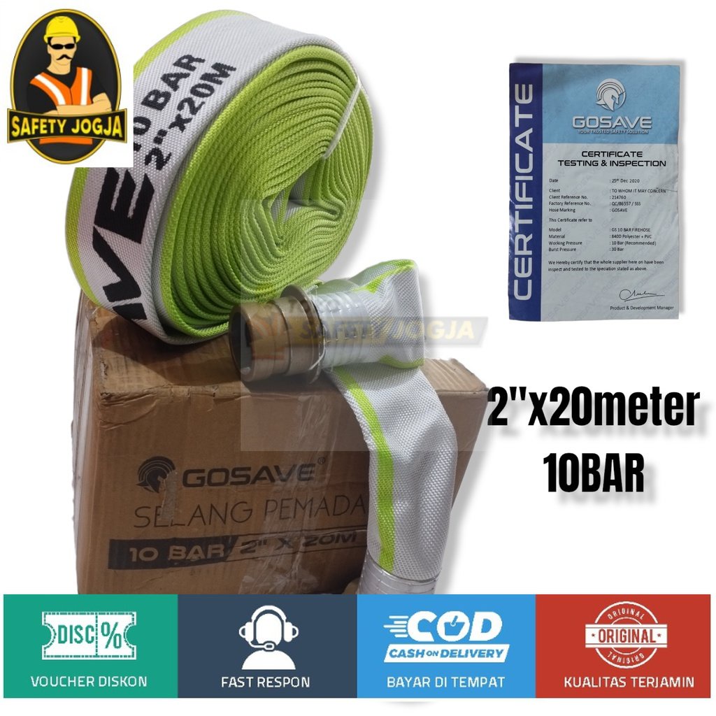 Jual Selang Hydrant Gosave 10 bar 2