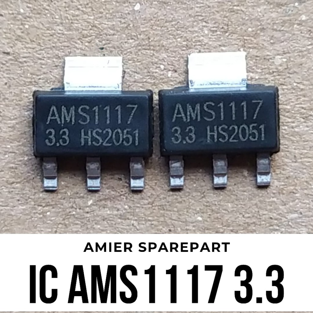 Jual AMS1117 3.3 AMS 1117 1A SMD Voltage Regulator | Shopee Indonesia