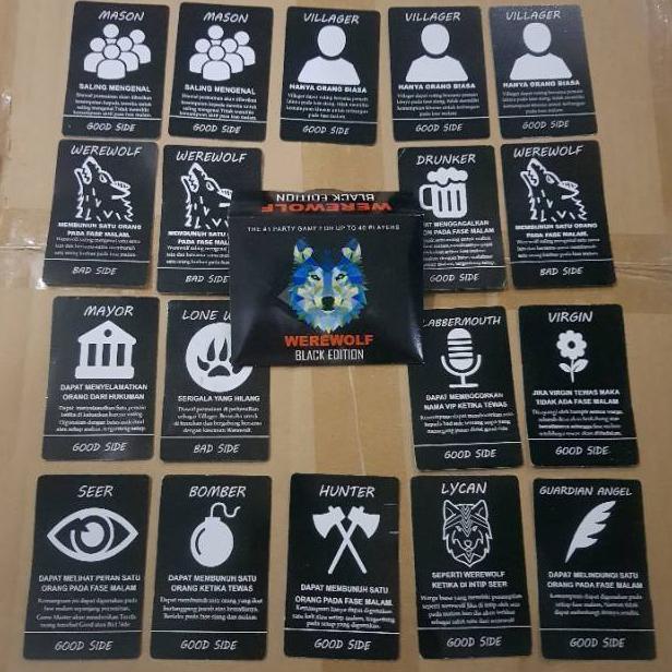 Jual Werewolf Mafia Card Game - Premium Basic Pack | Shopee Indonesia