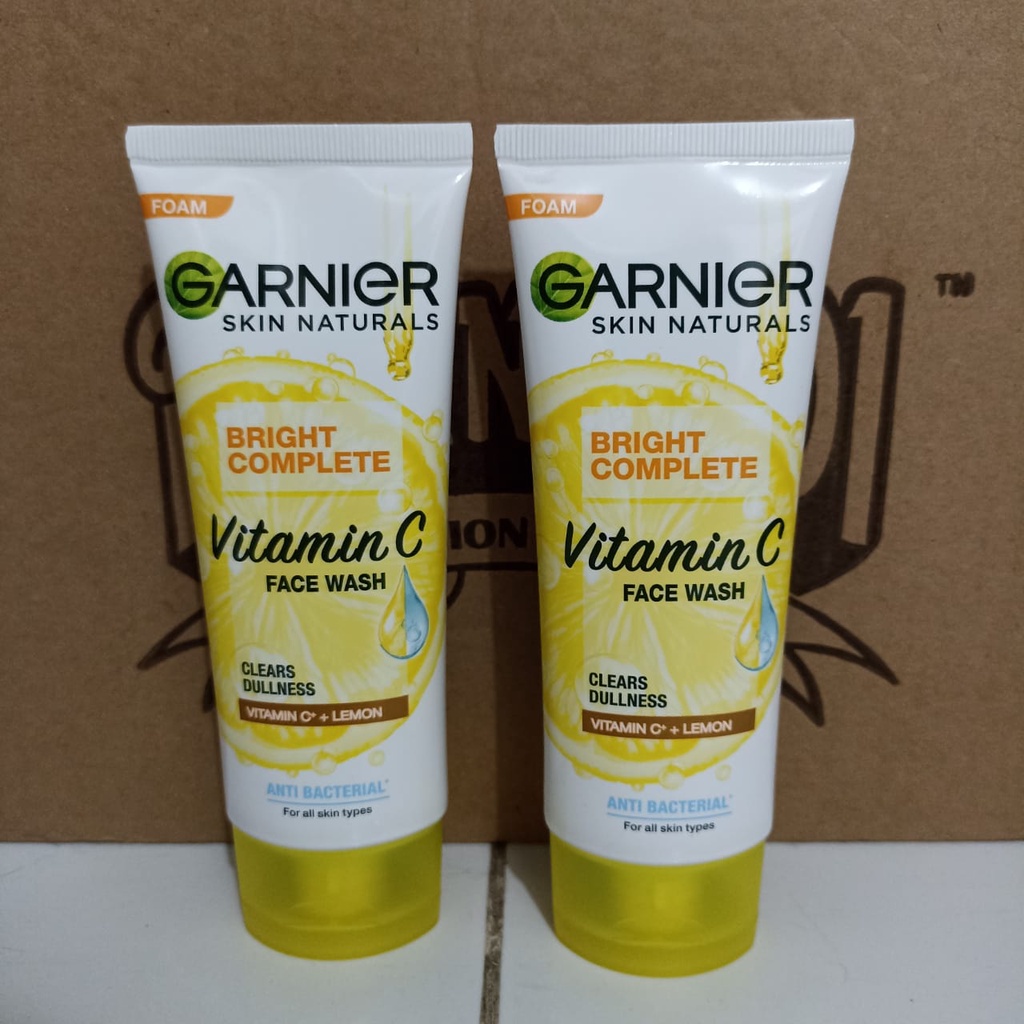 Jual Garnier Bright Complete Vitamin C Face wash 100ml (Expired 2025) Shopee Indonesia