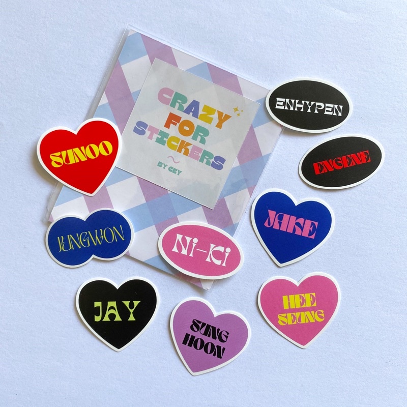 Jual ENHYPEN Members Sticker Pack | Shopee Indonesia