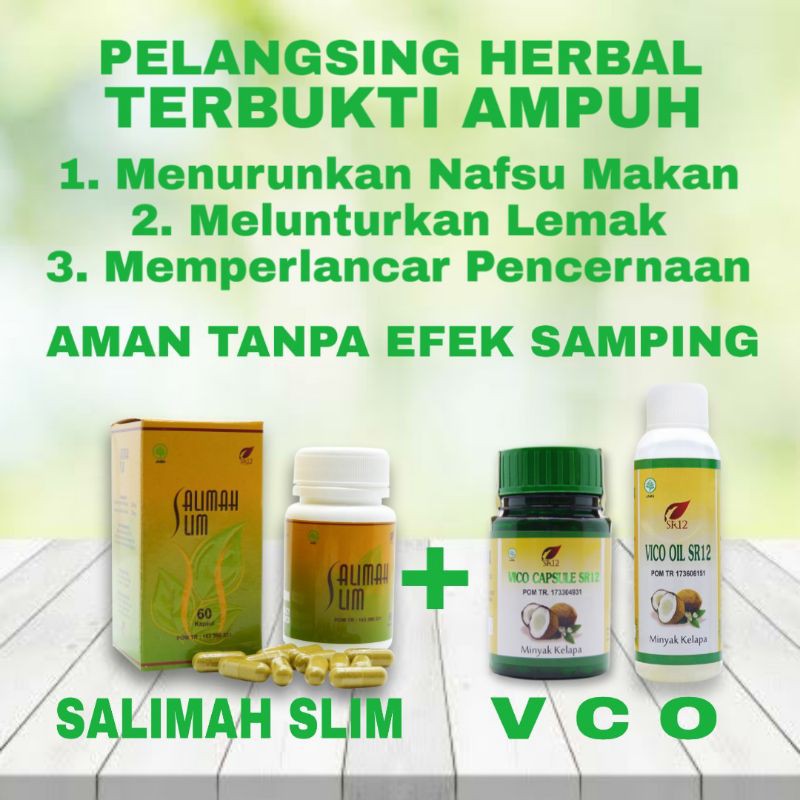 Jual Pelakorr Peluntur Lemak Kotor Salimah Slim & Vco SR12 | Shopee ...