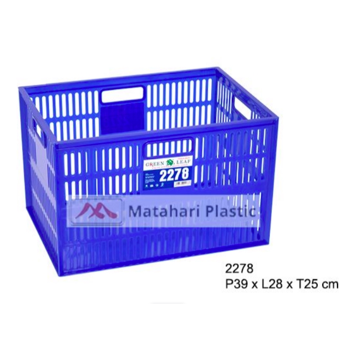 Jual Container lubang 2278 Green Leaf (P39 x L28 x T25 cm) | Shopee ...