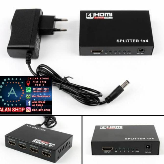 Jual Produk Terbaik] HDMI SPLITTER 1 TO 4 Shopee Indonesia
