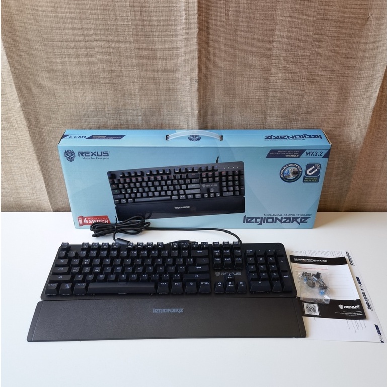 Jual Rexus Legionare Mechanical Gaming Keyboard (RX-MX3.2) | Shopee ...