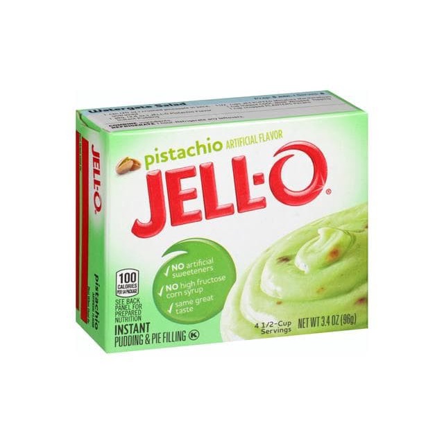 Jual JELLO PISTACHIO INSTANT PUDDING MIX GELATIN BUBUK AGAR AGAR PUDDING Shopee Indonesia