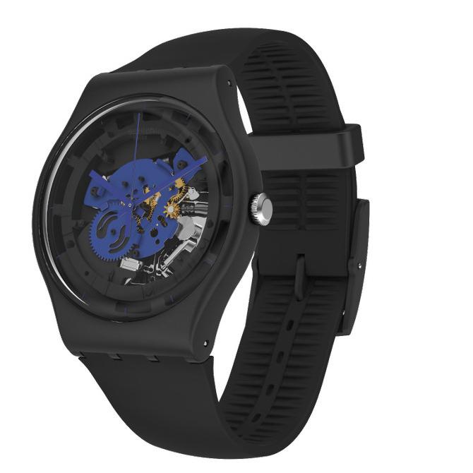 Jual Jam Tangan Pria Swatch Original So32B109 Time To Blue Big Garansi