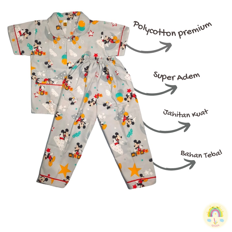 Jual QJKIDS Pakaian Tidur Anak dengan Desain Menarik dan Kualitas