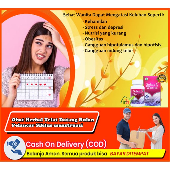 Jual Obat Herbal Telat Datang Bulan Pelancar Siklus Menstruasi Akibat Dari Stress Dan Depresi 8515