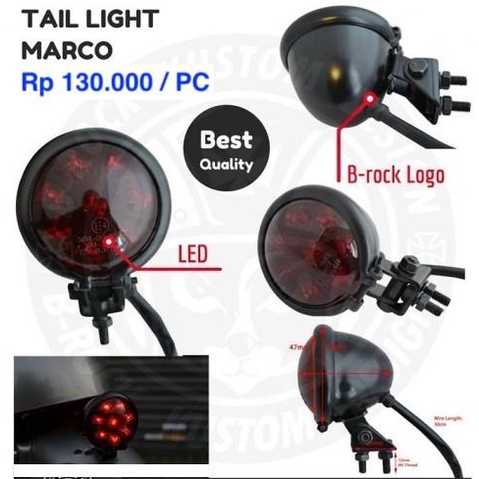 Jual stoplamp custom,lampu belakang tail light marco | Shopee Indonesia