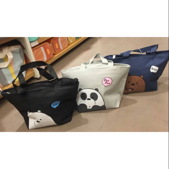 Jual MINISO WE BARE BEARS LUNCH BAG PER KARAKTER Shopee Indonesia