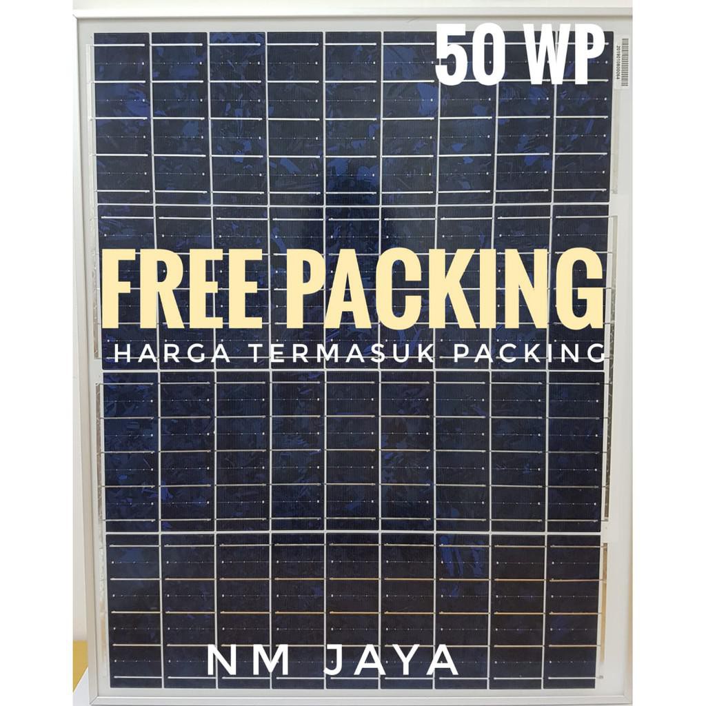 Jual RM_ Solar Panel Surya Solar Cell 50WP 50Watt 50W Poly (FREE ...