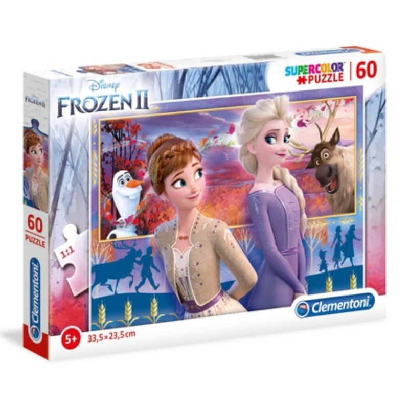 Jual Clementoni Disney Frozen 2 II Super Color Puzzle 60 Pcs Made In ...