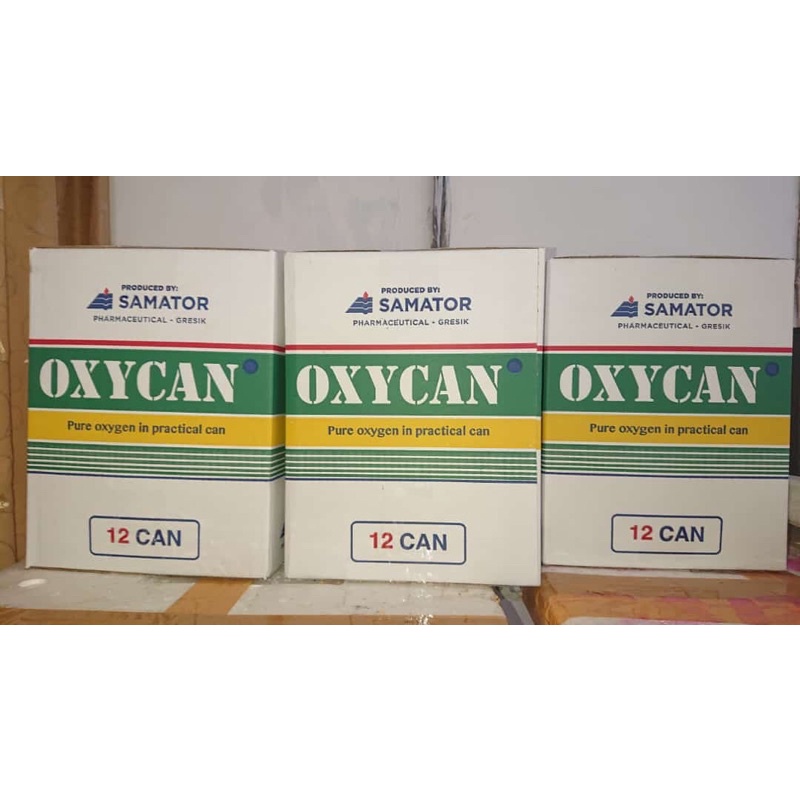 Jual OXYCAN OKSIGEN PORTABLE 500CC (1 Karton = 12 Pcs) | Shopee Indonesia