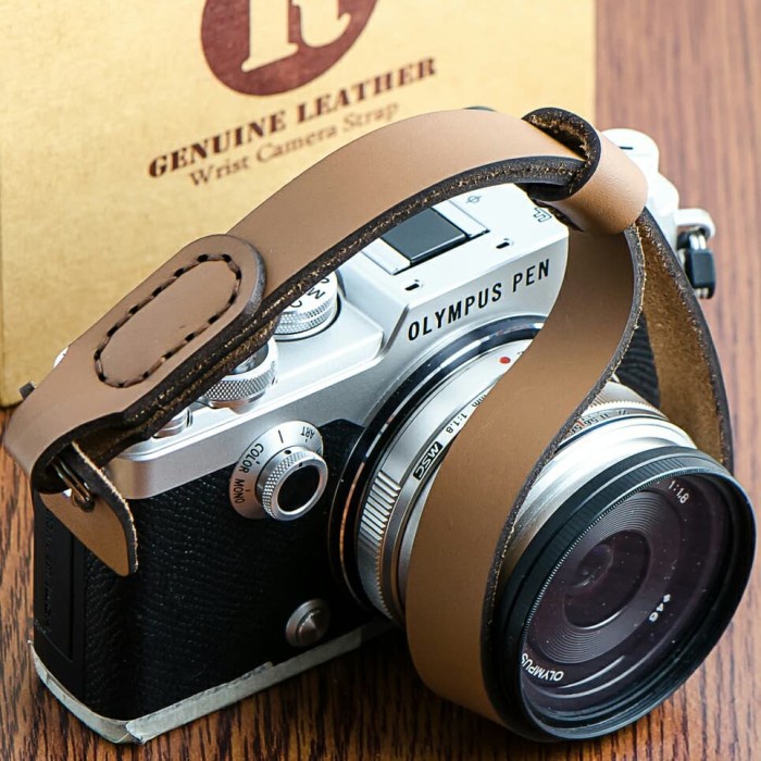 Jual Relics Genuine Leather Handmade Camera Wrist Strap Kulit Asli ...